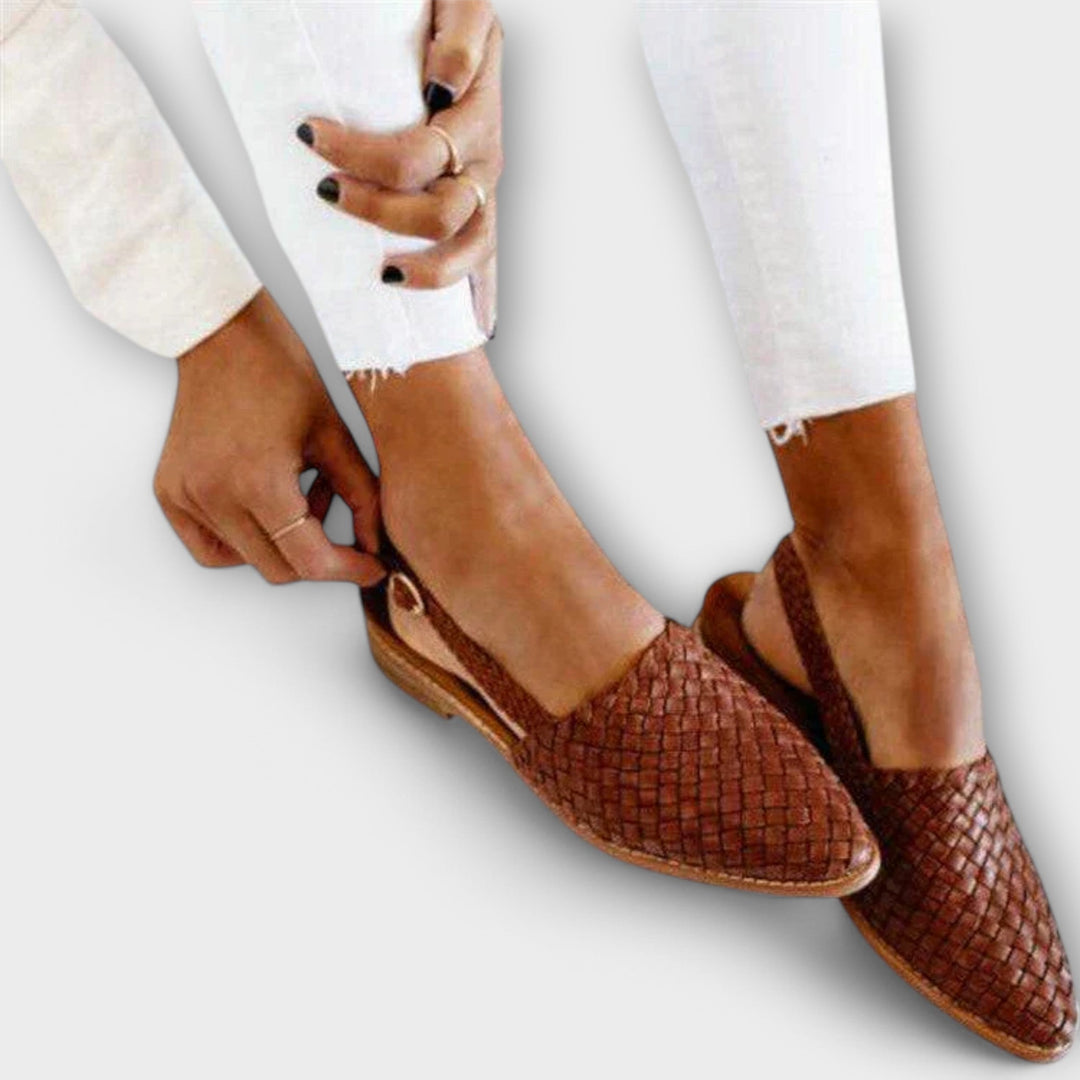 Colette™ | Mocassin à talon tressé