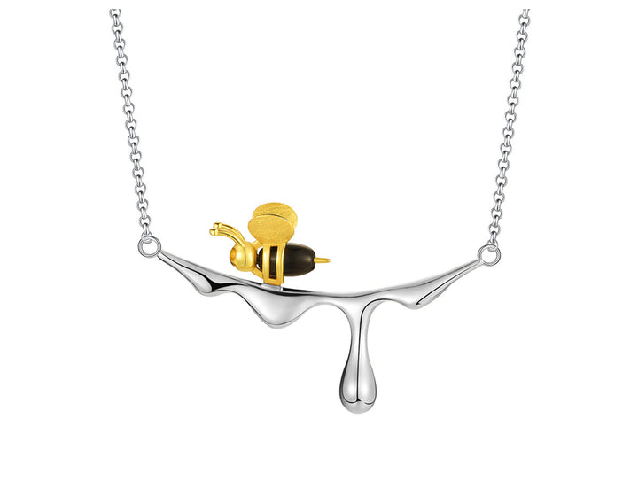 Collier Miel Qui Goutte & Abeille