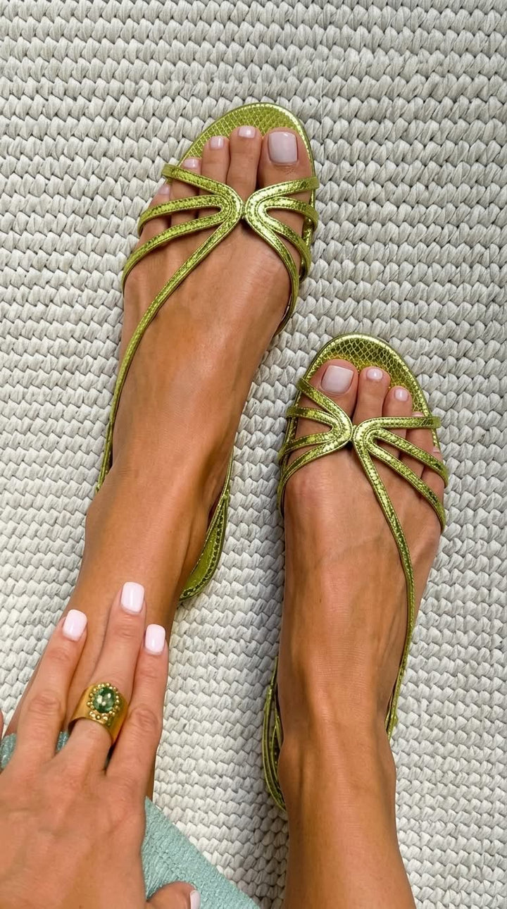 Camille™ | Sandales Dorées, Élégance Estivale