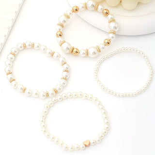 Set de Bracelets Empilables en Perles de 4