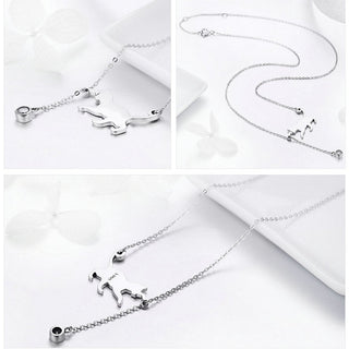 Pendentif en Chaîne de Chat Mignon