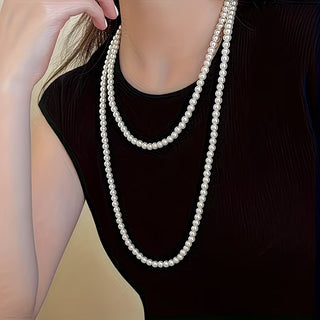 Collier Double Perle Intemporelle