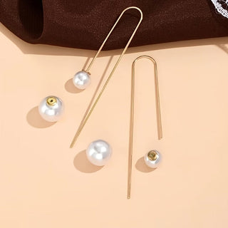 Boucles d'Oreilles Déclaration Perle Radiante