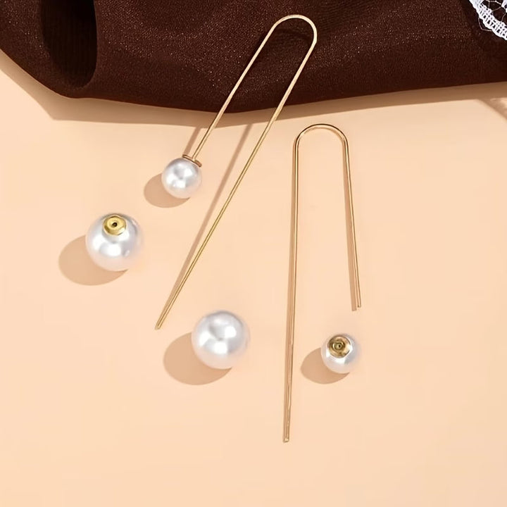 Boucles d'Oreilles Déclaration Perle Radiante