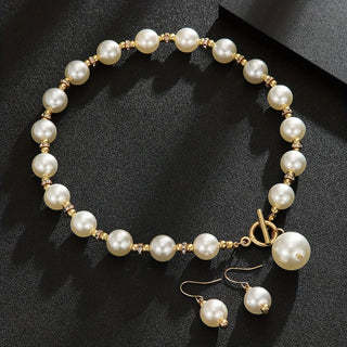 Ensemble de Colliers de Perles Chunky