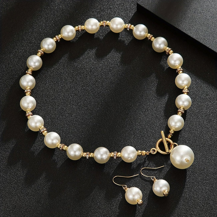Ensemble de Colliers de Perles Chunky