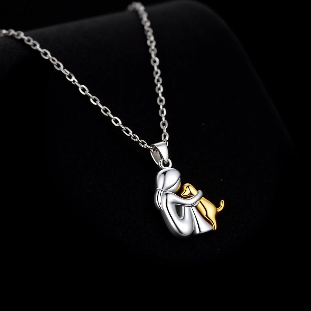 Collier Pendentif Câlin avec Boucles d'Oreilles Bonus – Offre Limitée