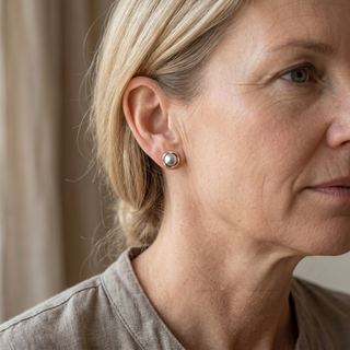 Boucles d'Oreilles Élégantes en Perle Noire