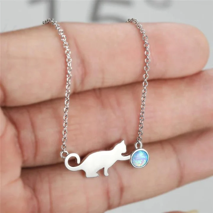 Collier Vintage Kitty