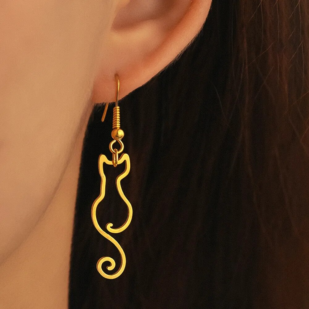 Boucles d'oreilles en or vintage