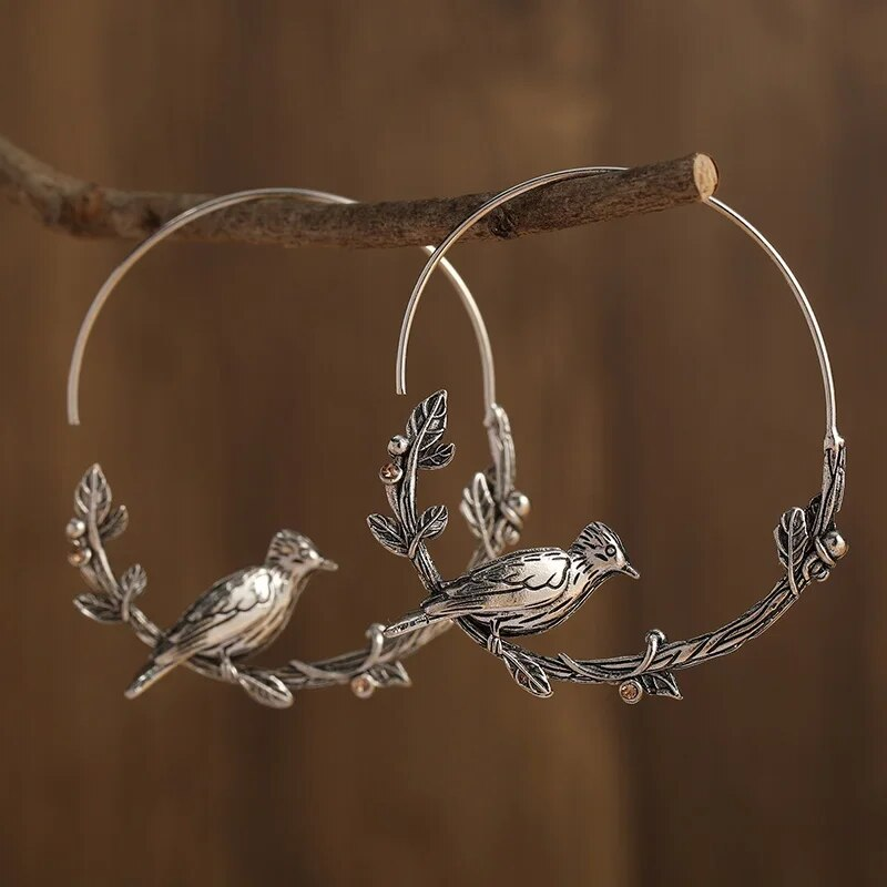 Boucles d'oreilles Vintage Birdie