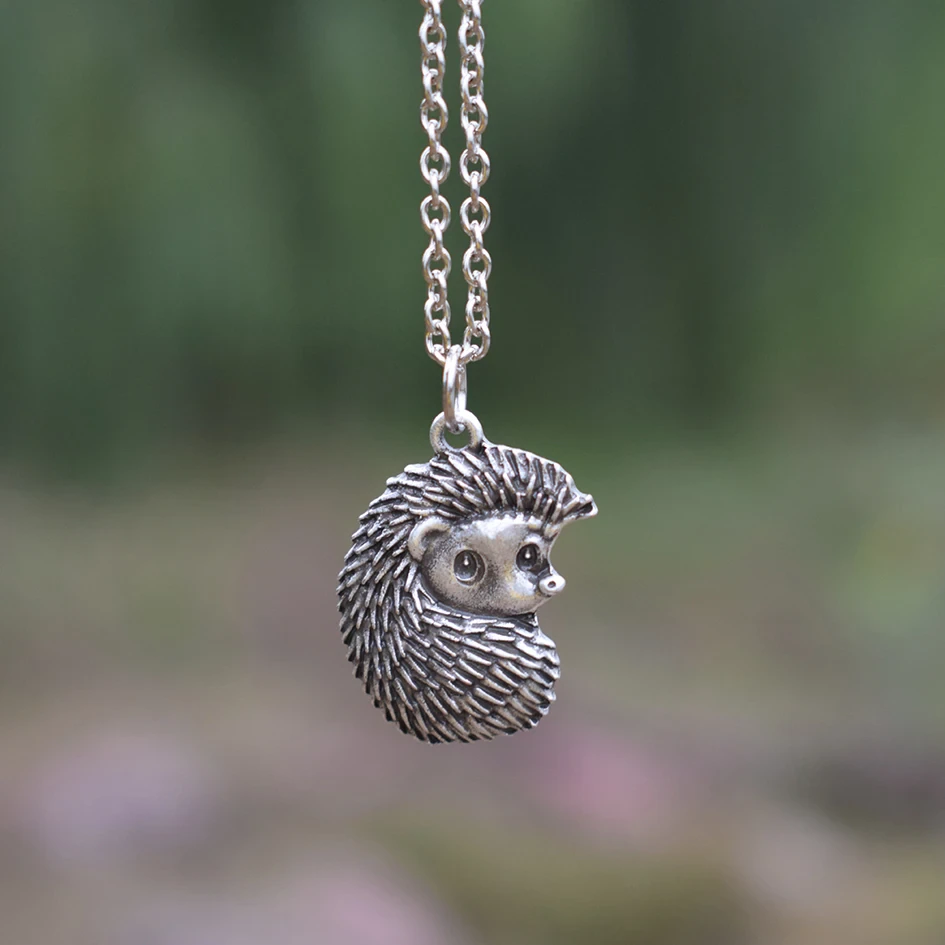 Collier en Argent Vintage Porc-épic