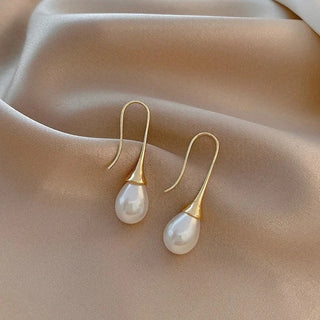 Boucles d'Oreilles de Beauté Classique avec Perles