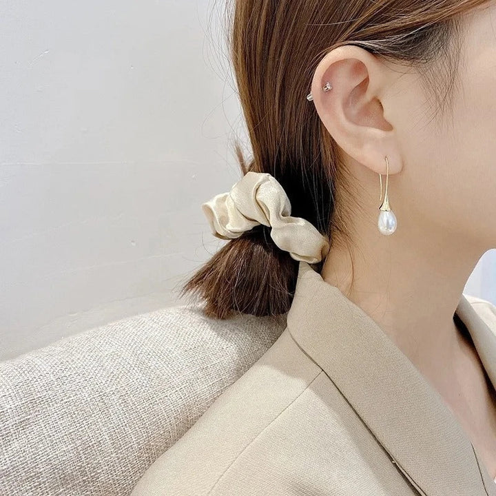 Boucles d'Oreilles de Beauté Classique avec Perles