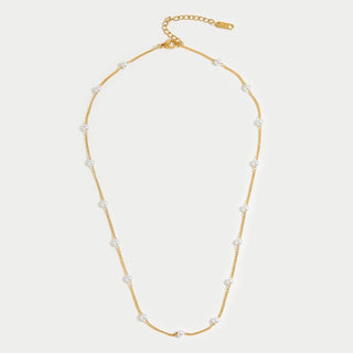 Collier en Perles d'Or Intemporel