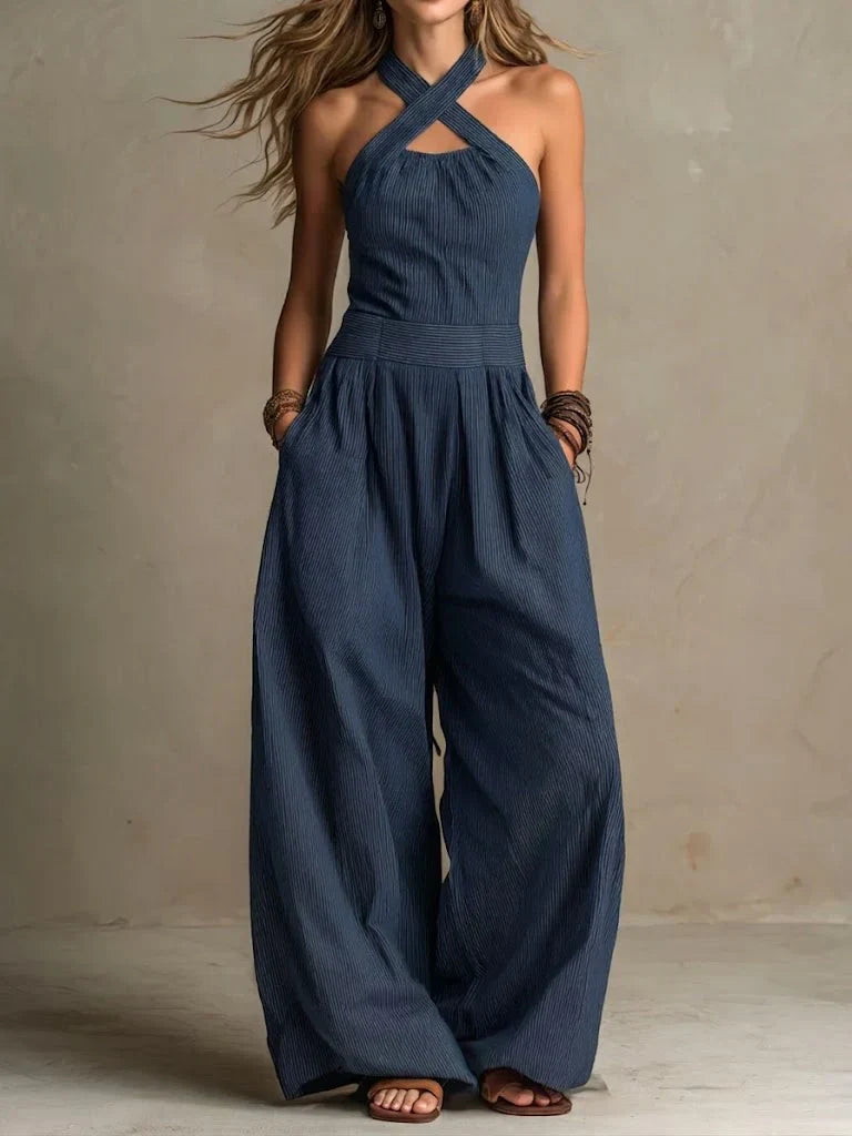 ARIADNA – Combinaison Élégante À Col Croisé