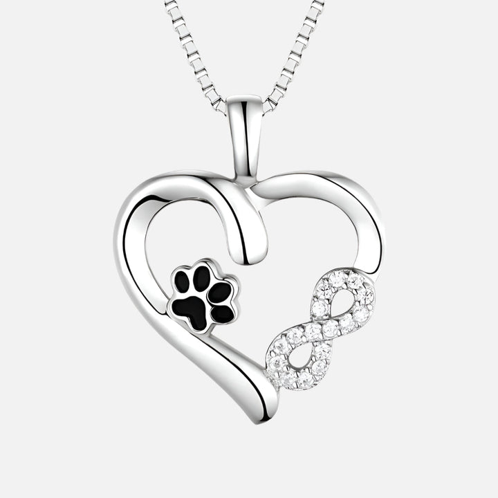 Collier Patte et Cœur avec Charme Infini